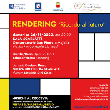Al Conservatorio San Pietro a Majella il concerto conclusivo di Musiche al crocevia: “Rendering ‘Ricordo al futuro’”