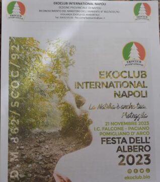 Pomigliano| “Festa dell’Albero” all’I.C. Falcone /Paciano volontari EkoClub International piantumano Ulivo per la Pace