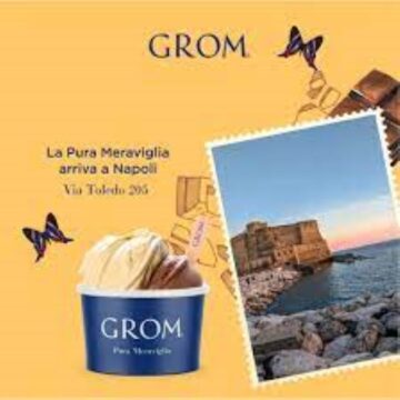 La nota gelateria torinese GROM approda anche a Napoli: inaugurazione giovedì 30 novembre