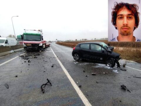 22enne morto  in un tragico incidente stradale mentre andava in università