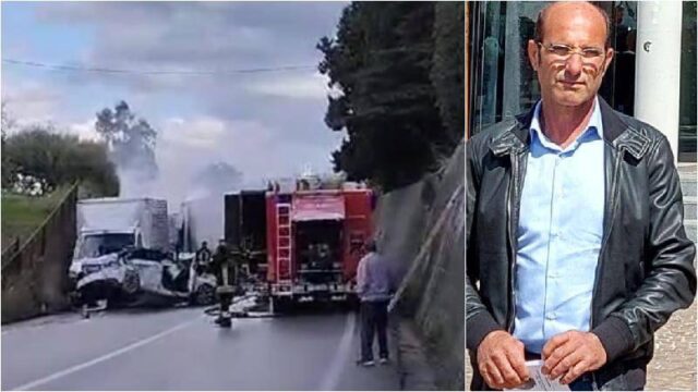 Camion travolge 4 auto: morto un imprenditore, grave la moglie