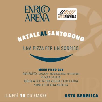 Enrico Arena con Artis Suavitas Aps  per i bambini  del “Santobono – Pausilipon” di Napoli per l’evento solidale  “Natale al Santobono – un libro per un sorriso”