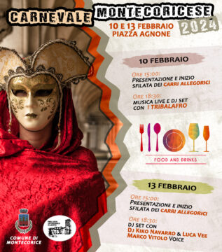 CARNEVALE MONTECORICESE, DUE GIORNI DI ALLEGRIA NEL BORGO CILENTANO