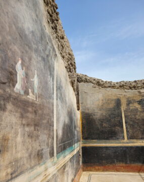 Pompei, dai nuovi scavi emerge un antico salone delle feste, decorato con soggetti dalla Guerra di Troia