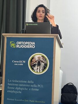 Ortopedia Ruggiero al 190º congresso con la rieducazione della funzione cammino nella PCI nelle forme emiplegiche e nelle forme diplegiche