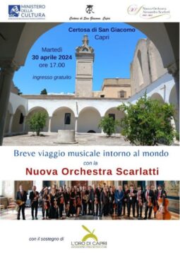 NUOVA ORCHESTRA SCARLATTI | A Capri, il “Breve viaggio musicale intorno al mondo” della Nuova Orchestra Scarlatti