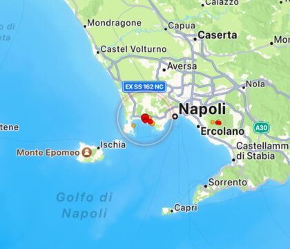Ultim’ora: forte scossa di terremoto in Campania