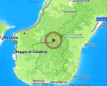 Terremoto di 3.5 di magnitudo a Reggio Calabria: avvertito anche a Messina