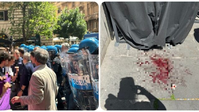 Polizia carica studenti durante un corteo femminista a Roma: “I poliziotti ridevano mentre usavano i manganelli”
