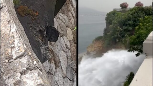 Esplode tubatura idrica a Castellammare: evacuate abitazioni