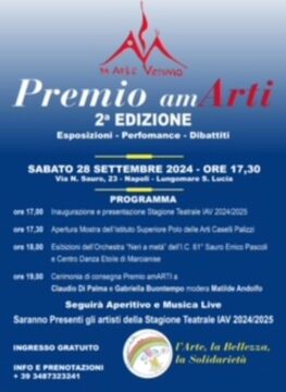 Tutto pronto per la seconda edizione del premio “amARTI”, l’evento organizzato dallo IAV Club e dedicato all’arte in ogni sua forma