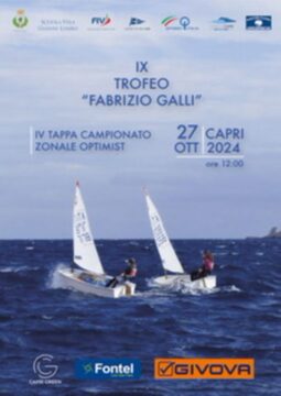 IX TROFEO FABRIZIO GALLI – Quarta tappa del campionato zonale Optimist – 27 ottobre ore 12 – Marina Grande, Capri