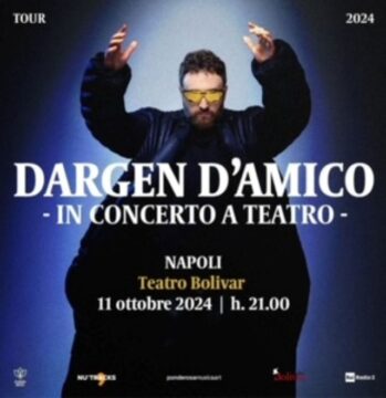 PARTE VENERDÌ 11 OTTOBRE CON IL SOLD OUT DI DARGEN D’AMICO LA STAGIONE 23/24 DEL TEATRO BOLIVAR