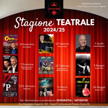 Il Teatro Palcoscenico di Napoli presenta una stagione ricca di emozioni