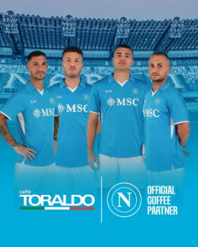 La SSC Napoli rinnova la partnership con Caffè Toraldo