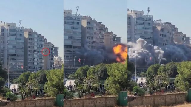 🔴Ultim’ora: missile israeliano rade al suolo un edificio di Beirut