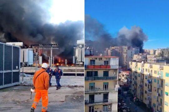 Esplosione a Fuorigrotta: strade chiuse e blackout nel quartiere