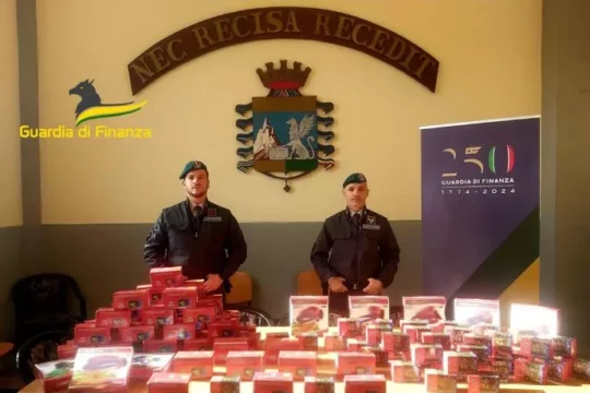 Sequestro botti di capodanno: centinaia di “Bombe Sinner” confiscate