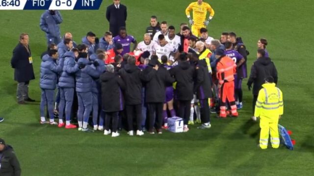 Ultim’ora: Fiorentina-Inter sospesa, malore per il calciatore Edoardo Bove trasportato d’urgenza in ospedale