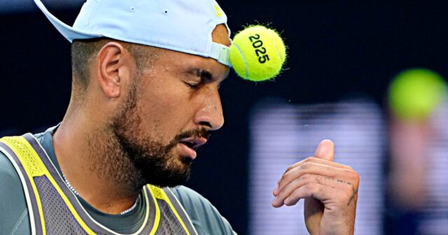 Kyrgios esce subito, impreca maleducatamente: “Continua a servire, caz**!”