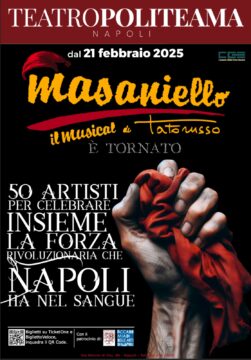 Masaniello, il Musical di Tato Russo al Politeama di Napoli dal 21 febbraio 2025