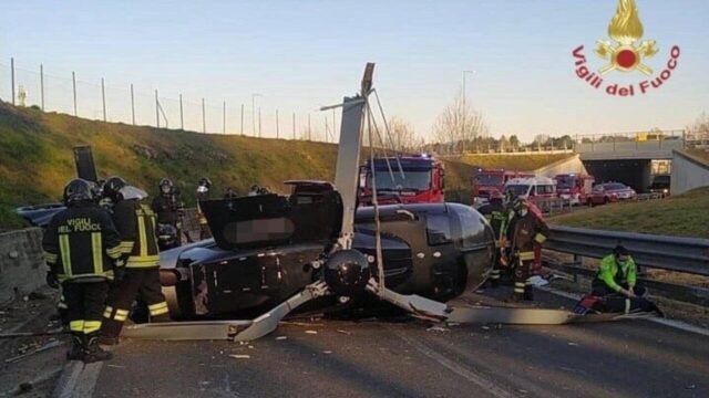 Elicottero precipita su una tenuta della famiglia Rovagnati: morte le tre persone a bordo