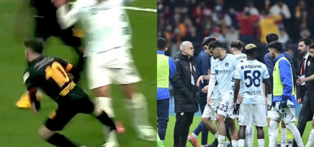 l’Adana Demirspor abbandona la partita dopo il secondo rigore al Galatasaray