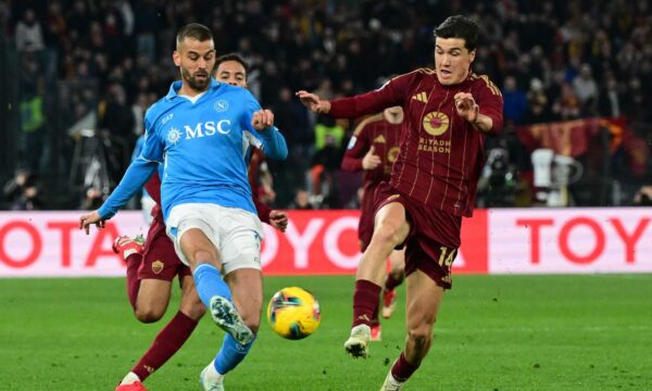 Roma-Napoli 1-1: beffa al 92°, gli azzurri sprecano il match-point