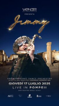 JIMMY SAX torna in Italia: concerto negli scavi di POMPEI il 17 luglio 2025 per “Beats of Pompeii”