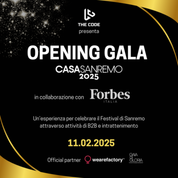 Sanremo 2025, opening gala a Casa Sanremo con Forbes e The Code