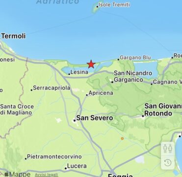 Ultim’ora, forte scossa di terremoto in Puglia avvertita anche a Napoli