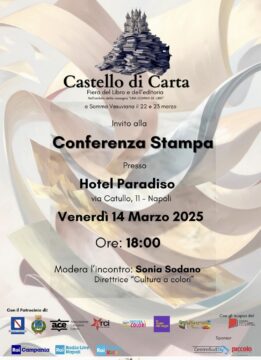 CONFERENZA STAMPA   DI PRESENTAZIONE DEL FESTIVAL   “CASTELLO DI CARTA”