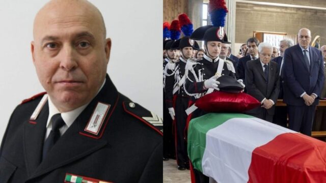 I funerali del carabiniere Legrottaglie: in centinaia all’ultimo saluto. Presente anche il Presidente della Repubblica Mattarella
