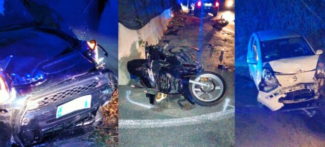 Gravissimo incidente: quattro feriti e una donna in codice rosso