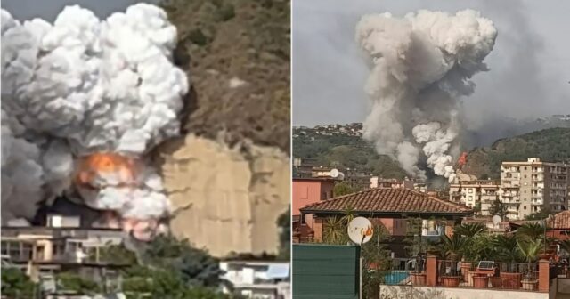 Grave esplosione, boato in una fabbrica di fuochi d’artificio: «Hanno tremato i palazzi»