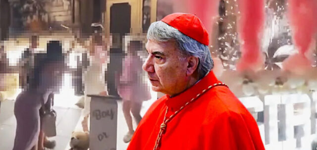 Gender Reveal davanti al Duomo di Napoli: la Curia si dissocia dall’iniziativa