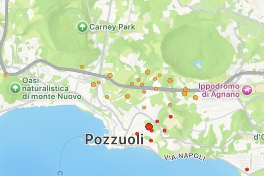Sciame sismico intenso ai Campi Flegrei: la scossa più forte di 3.3