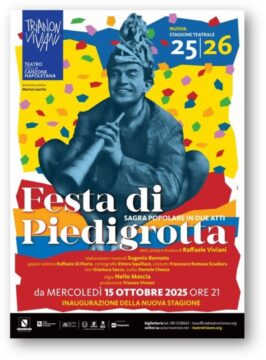 TRIANON VIVIANI, INAUGURAZIONE con “FESTA DI PIEDIGROTTA” mercoledì 15 ottobre, ore 21