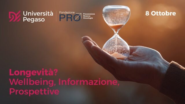 Salute, Università Pegaso e Fondazione PRO insieme per promuovere una nuova cultura della longevità