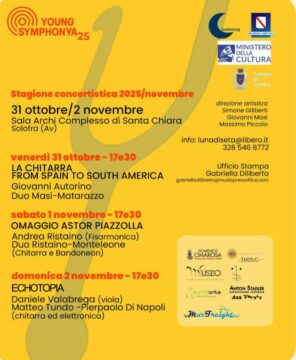 A Solofra da stasera a domenica 2 novembre torna in scena “Young Symphonya”