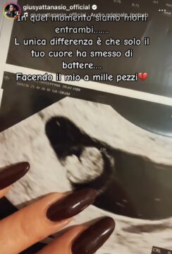 Dolore immenso per Giusy Attanasio: la cantante annuncia la perdita del bambino