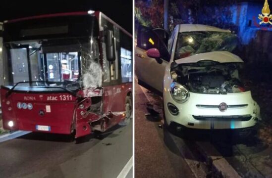 Scontro tra auto e bus: morta giovane 27enne, ferita l’amica