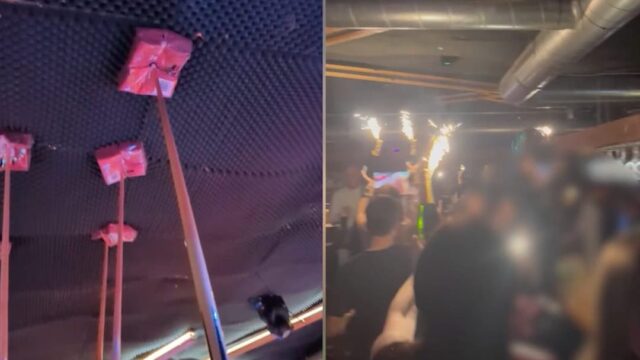 Nuovi dettagli video sulla strage di Crans-Montana: alcuni pannelli fonoassorbenti, poi bruciati, erano retti con sgabelli e stecche