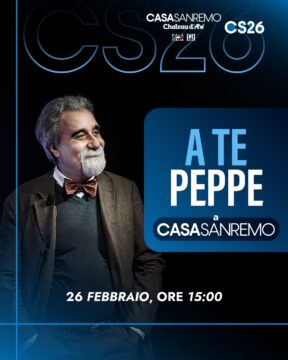 Casa Sanremo: A te… Peppe  L’evento dedicato al Maestro Peppe Vessicchio