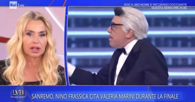 Valeria Marini condanna lo sketch di Frassica a Sanremo: “È stato terribilmente” e lascia lo studio in lacrime