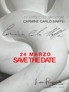 «INTERSECTIO MATERIAE», Personale di Carmine Carlo Maffei