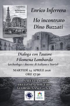 Enrico Inferrera presenta il nuovo libro: “Ho incontrato Dino Buzzati”