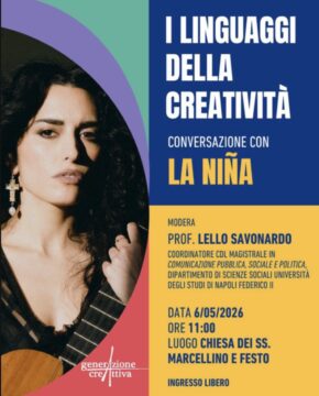 Dalla scena musicale al dibattito pubblico, La Niña arriva all’università Federico II per parlare di  identità e presente