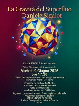 RAI CULTURA PRESENTA:  “La Gravità del Superfluo – Daniele Sigalot”