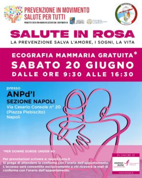 Komen Italia all’ANPd’I per il progetto “Salute in Rosa”